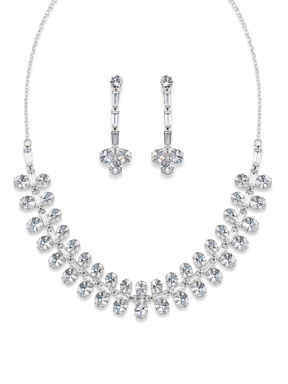 Celeste Dewdrop Crystal Necklace Set