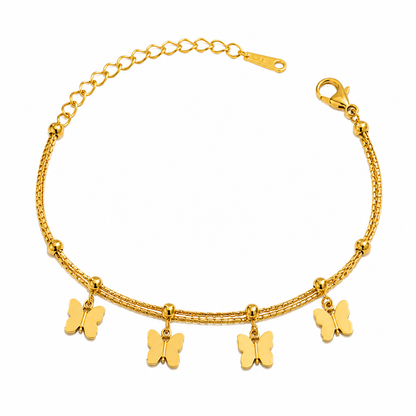 Swarique Meher Butterfly Charm Bracelet