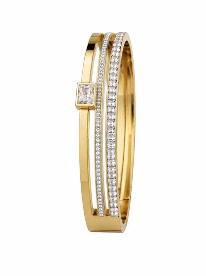 Swarique Navika Crystal Stack Bracelet