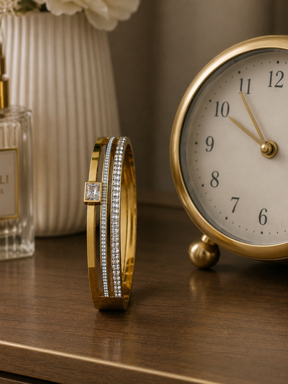 Swarique Navika Crystal Stack Bracelet