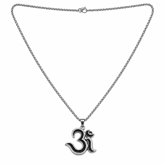 Swarique Mahadev Om Pendant Chain for Men
