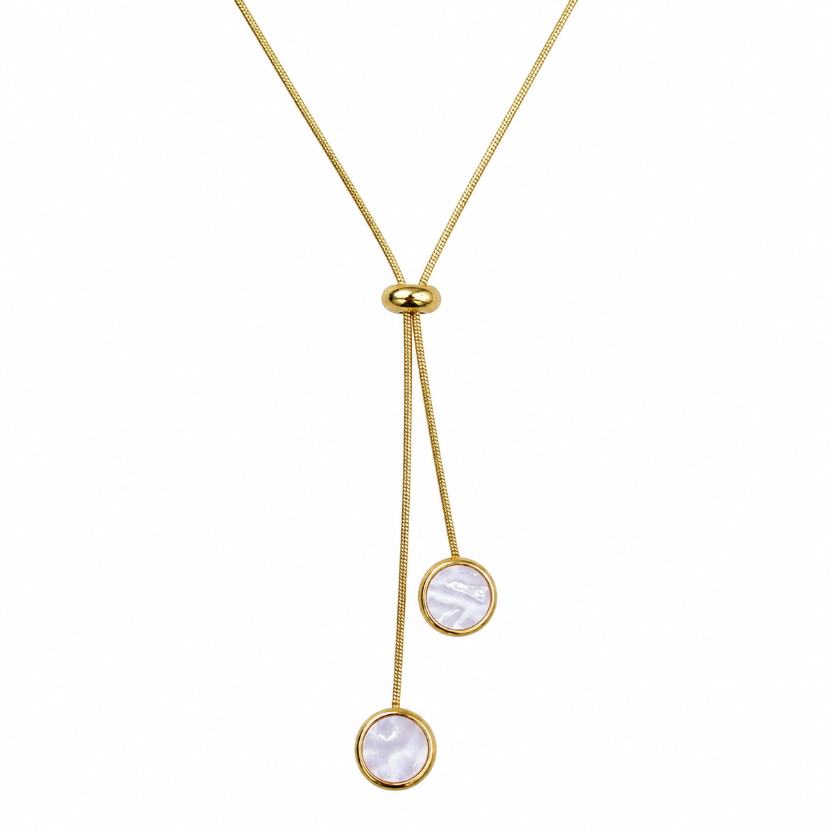 Swarique Meher Moti Lariat Necklace