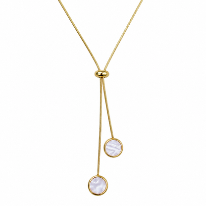 Swarique Meher Moti Lariat Necklace