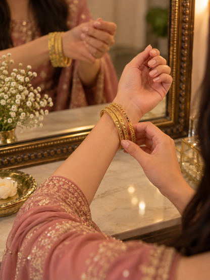 Swarique Rangshree Kanchan Bangle (Set of 2)