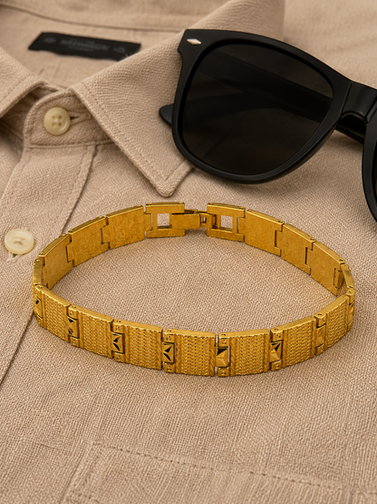 Imperial Link 1gm Gold Bracelet for Men