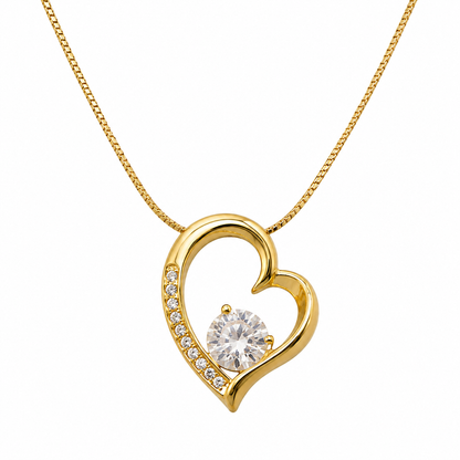 Swarique Hridaya Noor Heart Pendant Necklace