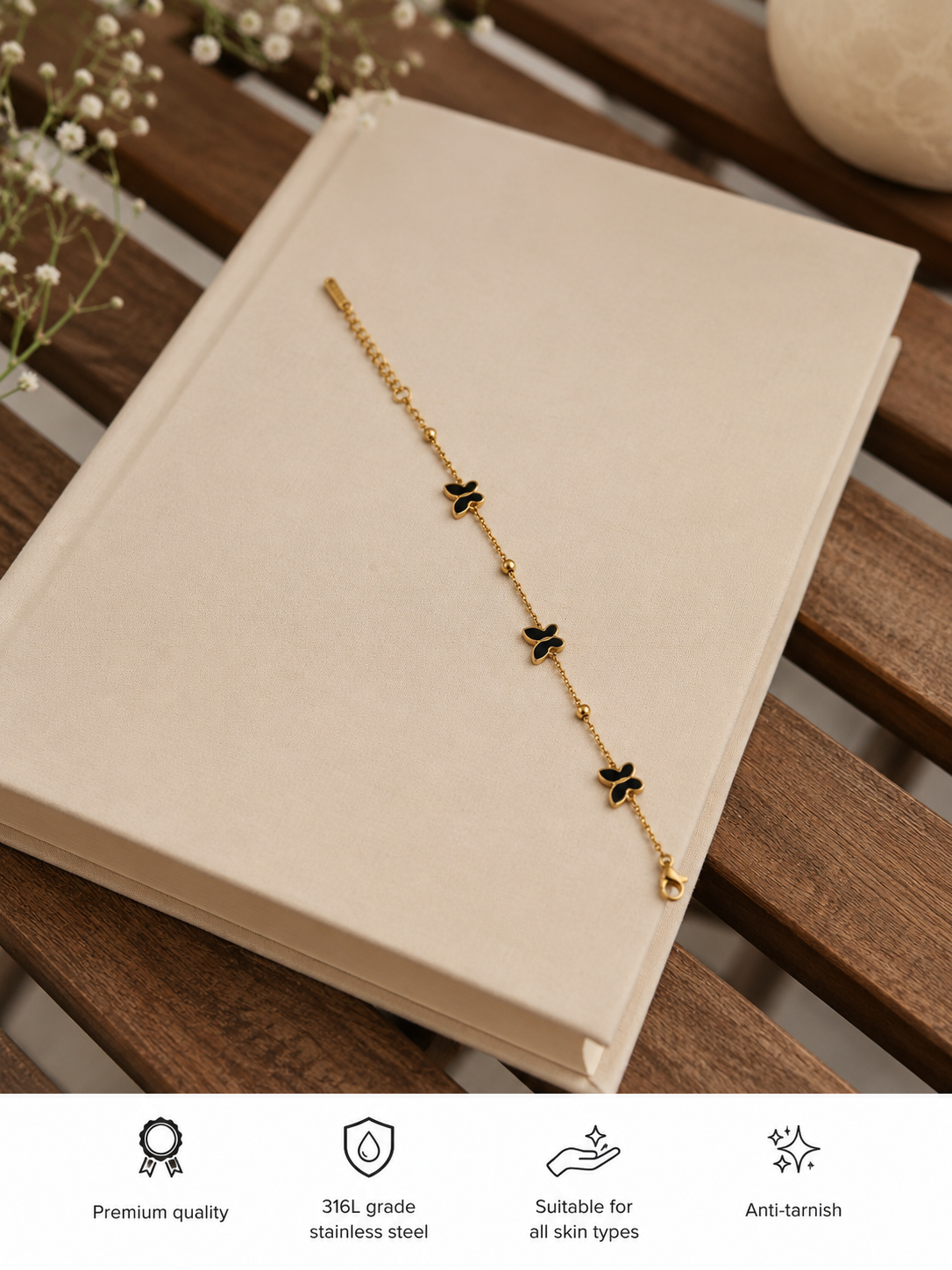Swarique Aira Butterfly Bracelet