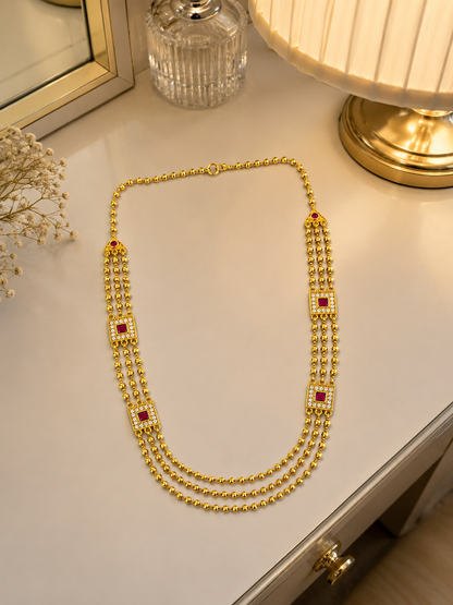 Rajsi Rani 1gm  Gold Haar