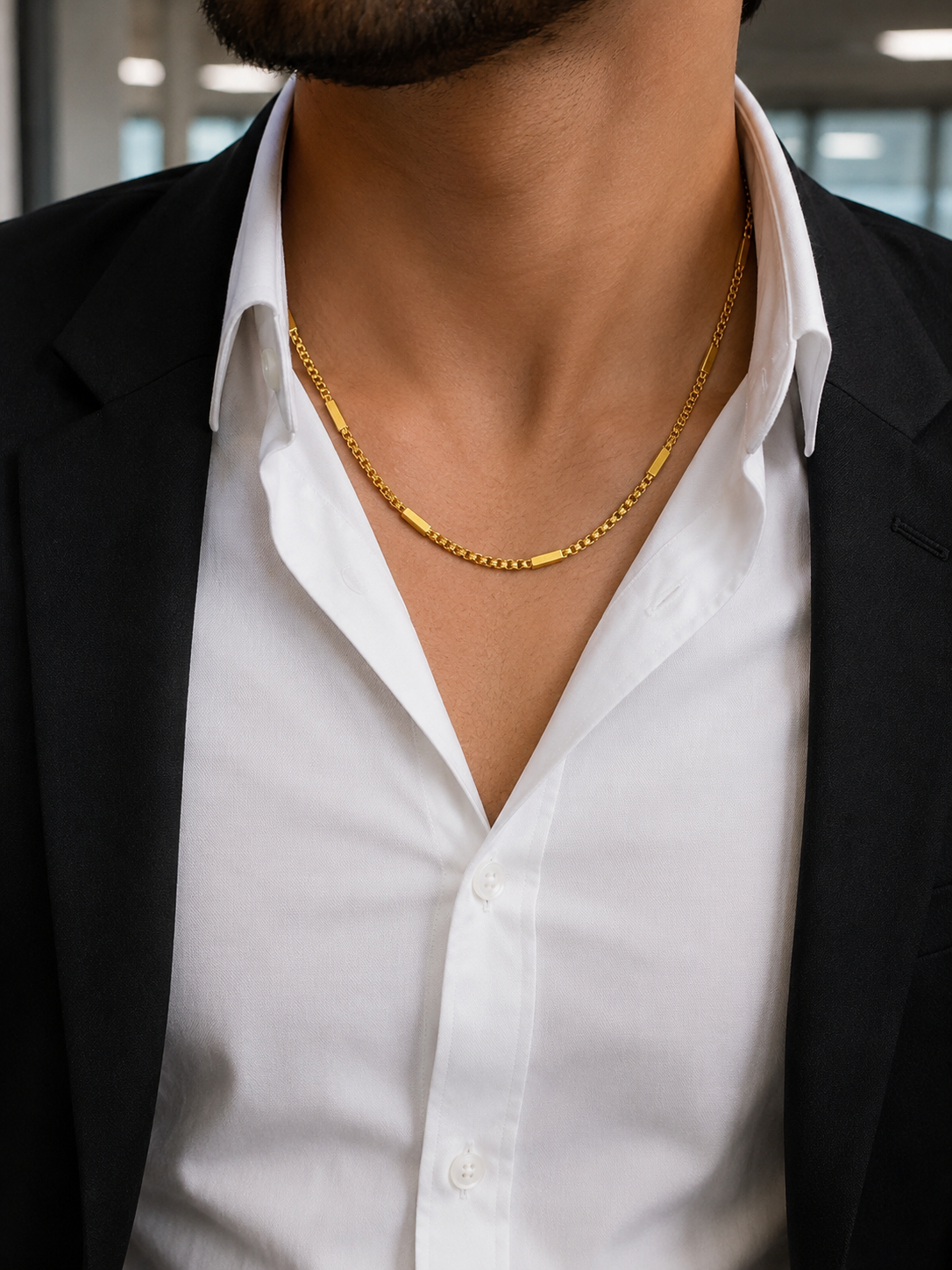 Royal Avenue 1gm Gold Chain for Men