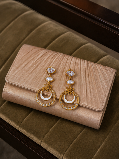 Swarique Noor Crystal Drop Earrings