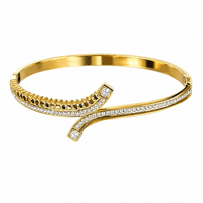 Swarique Iraaya Crystal Cuff Bracelet