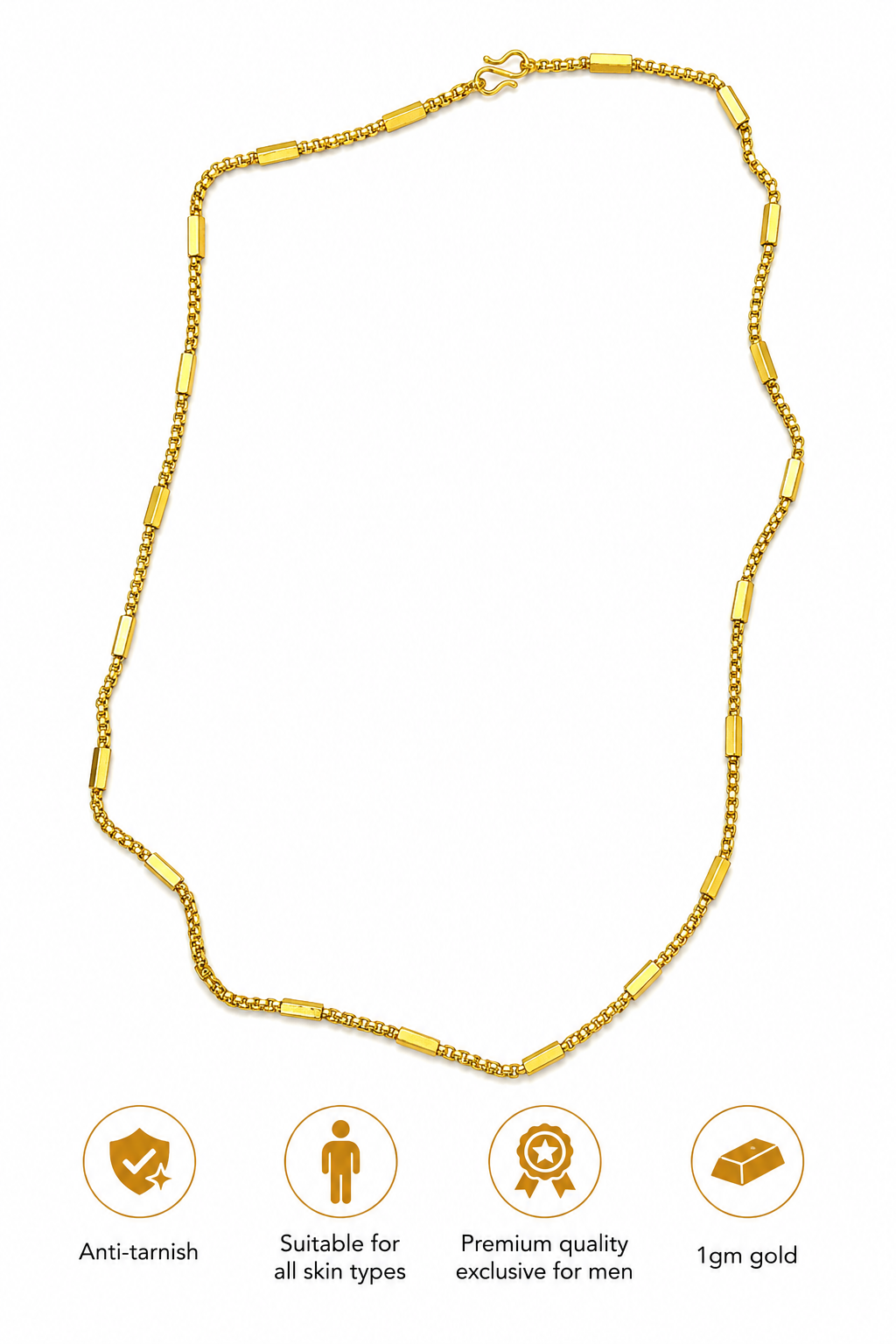 Regal Axis 1gm Gold Chain