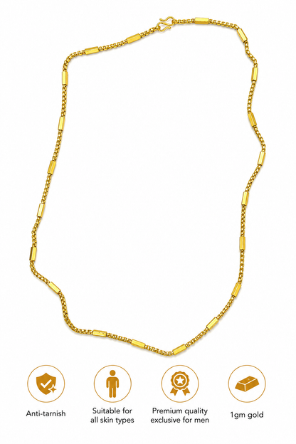 Regal Axis 1gm Gold Chain