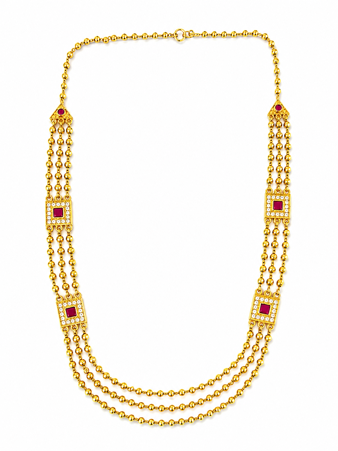 Rajsi Rani 1gm  Gold Haar