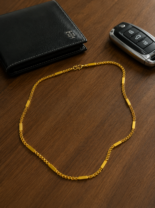 Royal Avenue 1gm Gold Chain for Men