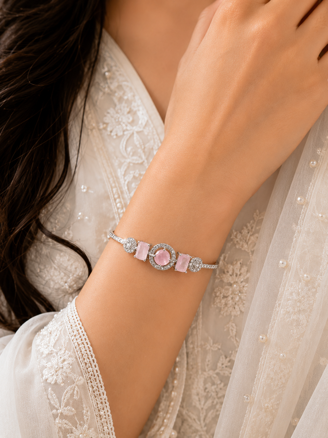 Blush Royale Crystal Bracelet