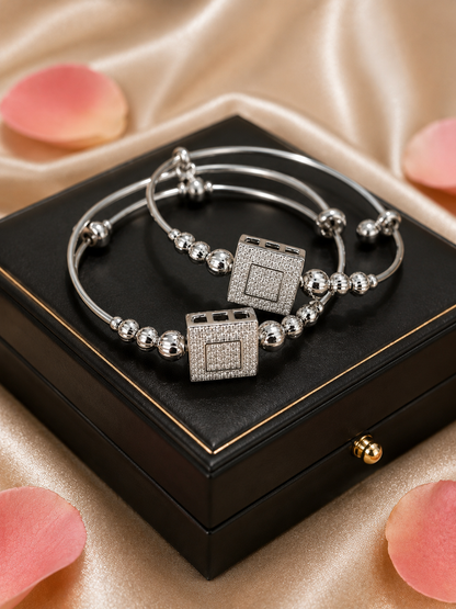 Celestia Cube Crystal Bracelet