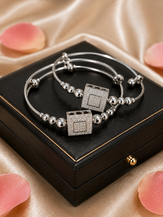Celestia Cube Crystal Bracelet