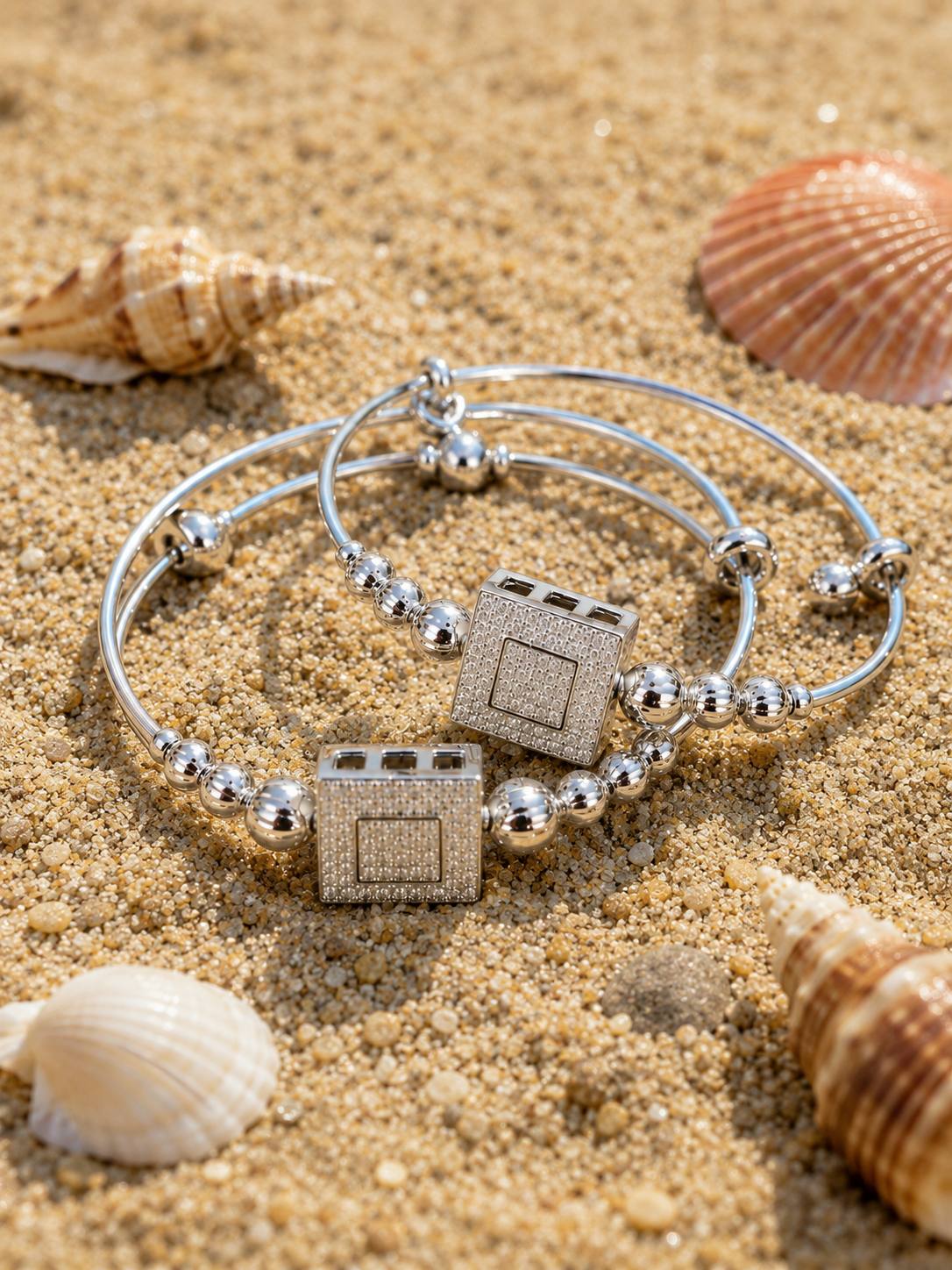 Celestia Cube Crystal Bracelet
