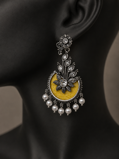 Citrine Bloom Pearl Drops