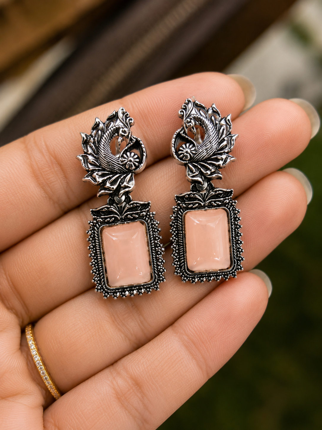 Roselle Heritage Drop Earrings