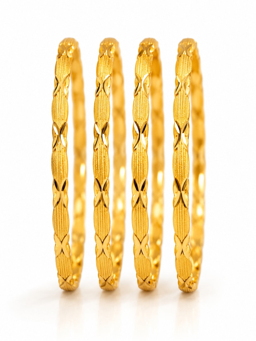 Swarique Shreya Gold Bangles (4 Bangles)