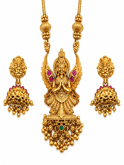 Swarique Suparna Temple Necklace Set