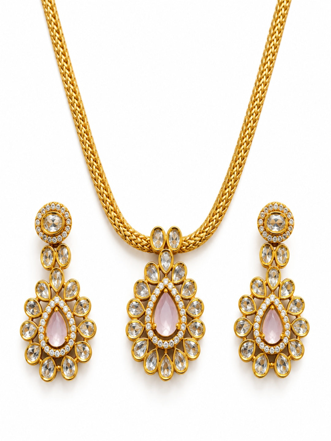 Swarique Nivya Kundan Necklace Set