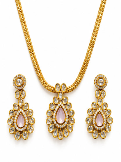 Swarique Nivya Kundan Necklace Set