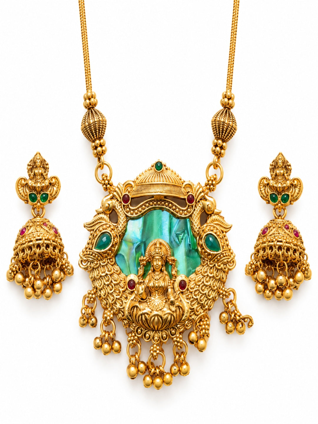 Swarique Sampada Lakshmi Necklace Set