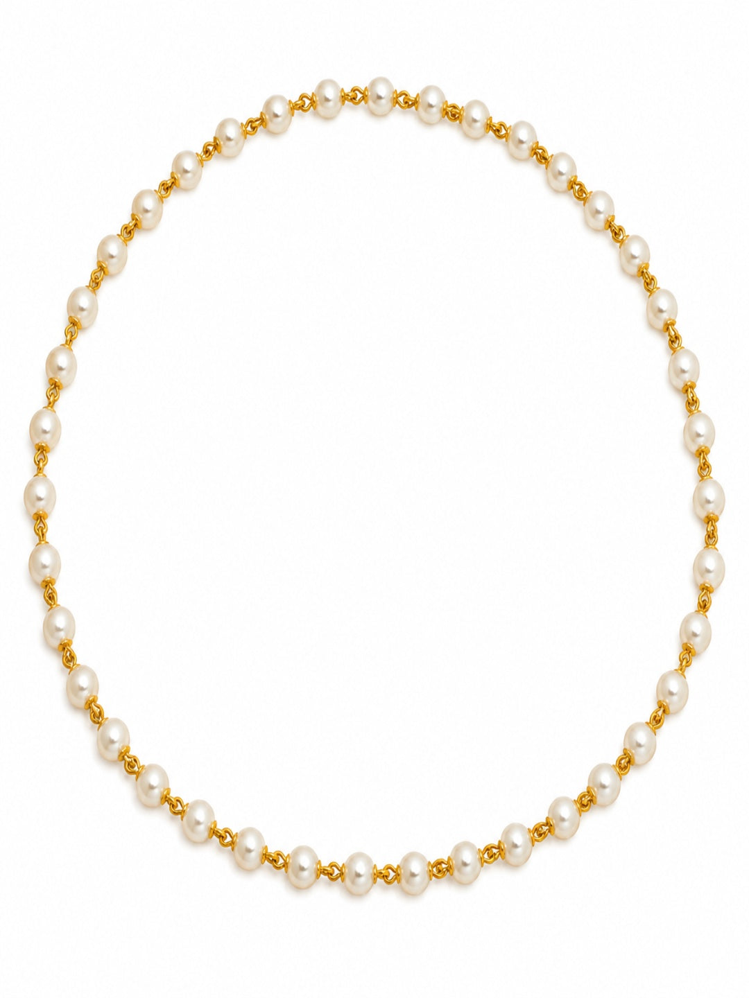 Swarique Muktavali Rajat Pearl Necklace