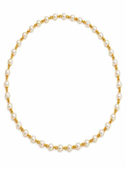 Swarique Muktavali Rajat Pearl Necklace