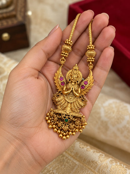 Swarique Suparna Temple Necklace Set