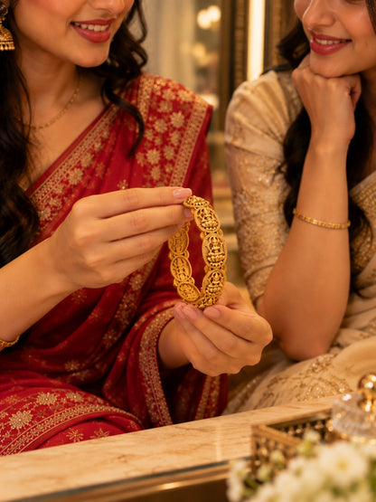Swarique Lakshmi Vandana Bangles (Set of 2)