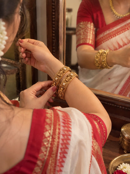 Swarique Lakshmi Prabha Heritage Bangles (2 Bangles)