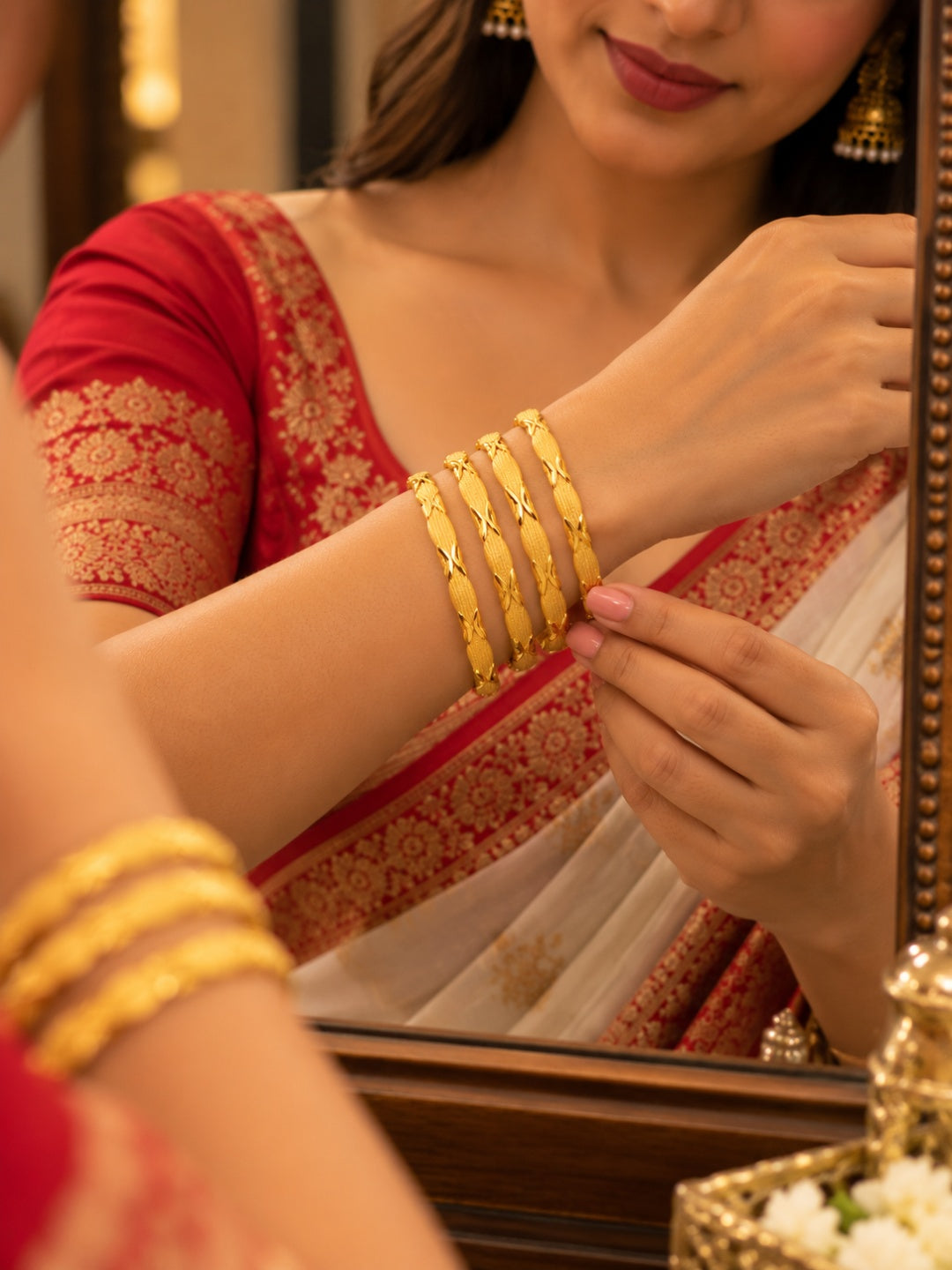 Swarique Shreya Gold Bangles (4 Bangles)