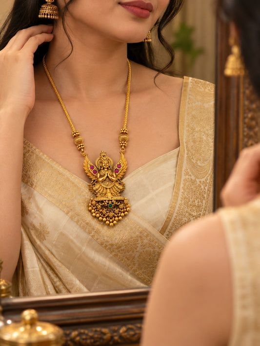 Swarique Suparna Temple Necklace Set