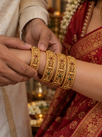Swarique Vaishnavi Bangle (Set of 2)