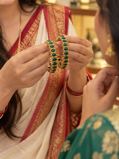 Swarique Tavishi Royal Heritage Bangles (2 Bangles)