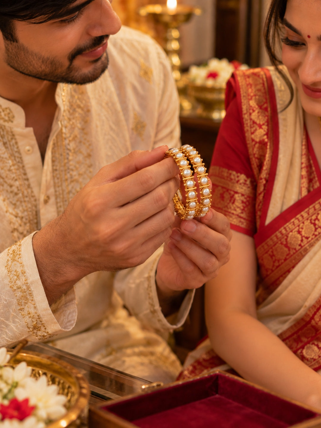 Swarique Tavishi Royal Heritage Bangles (2 Bangles)
