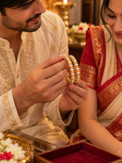Swarique Tavishi Royal Heritage Bangles (2 Bangles)
