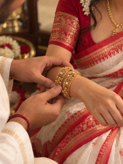 Swarique Lakshmi Prabha Heritage Bangles (2 Bangles)