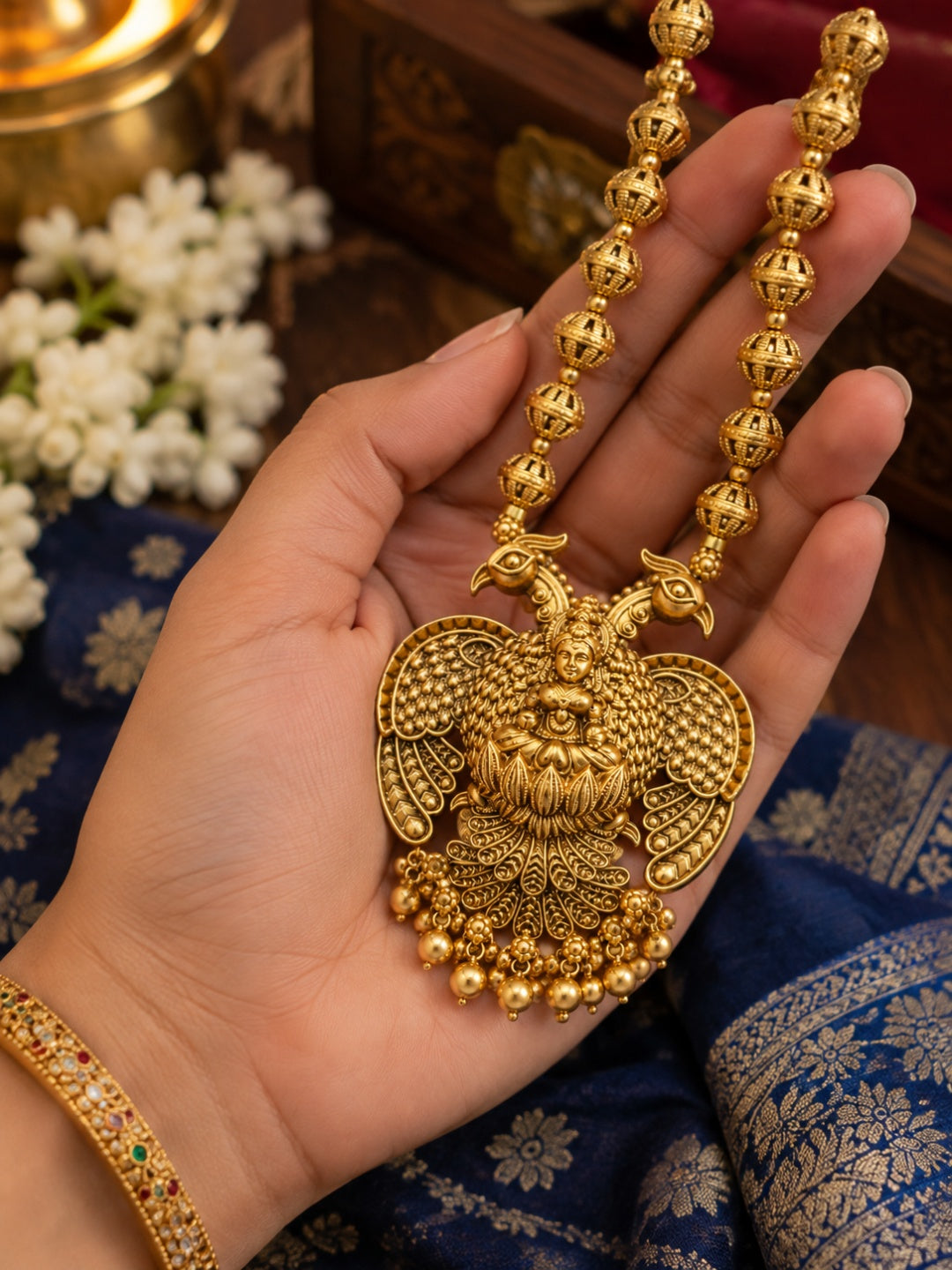 Swarique Garuda Shobha Necklace