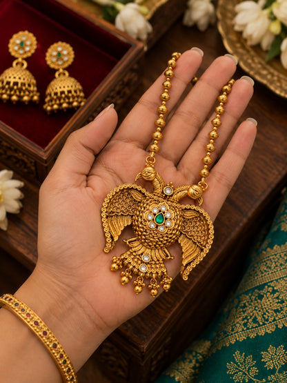 Swarique Garuda Shobha Necklace
