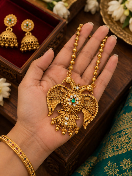 Swarique Garuda Shobha Necklace