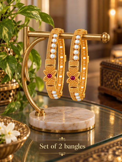 Swarique Varnika Pearl Bangles