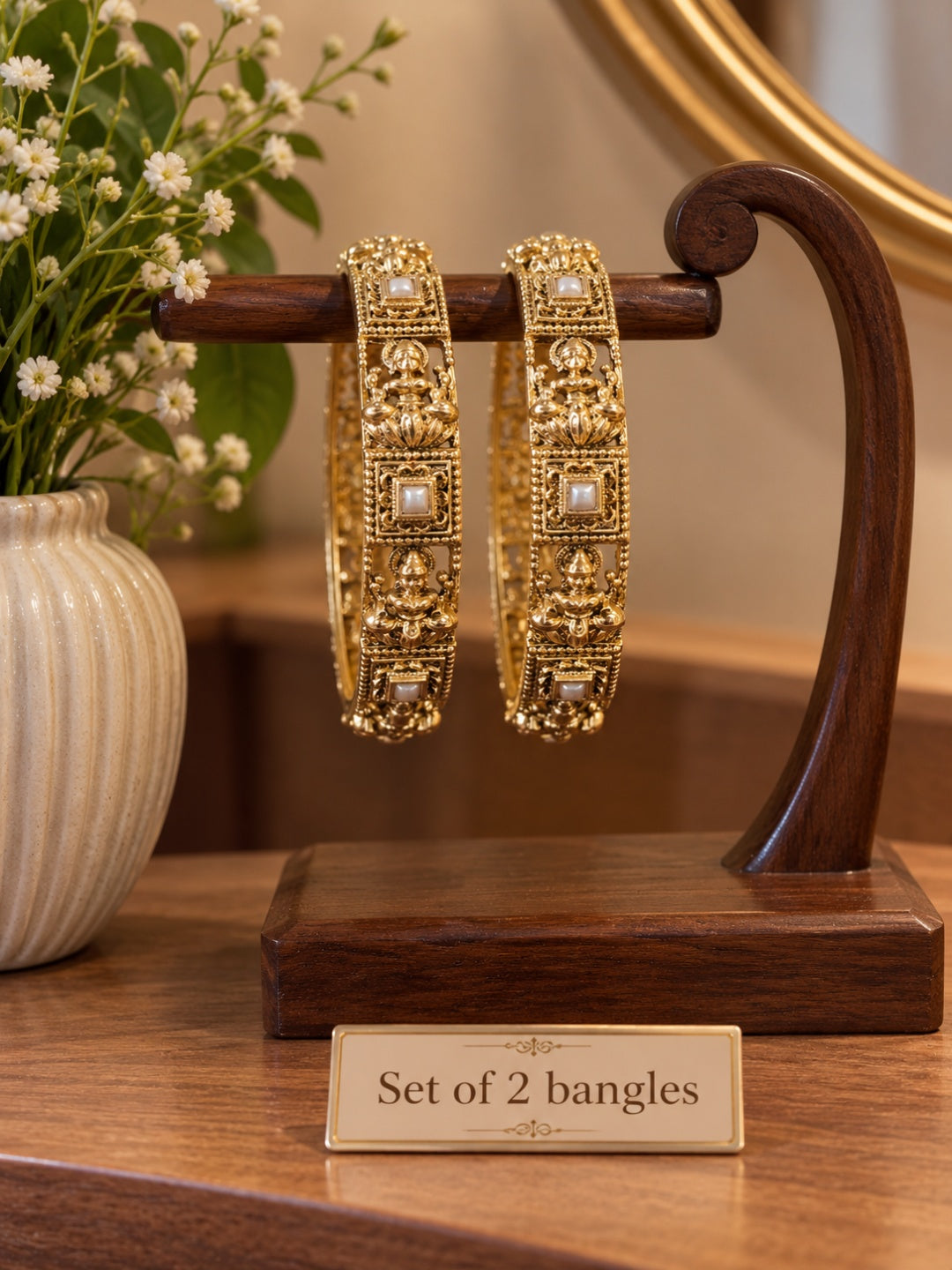 Swarique Lakshmi Prabha Heritage Bangles (2 Bangles)