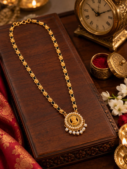 Swarique Lakshmi Ratna Temple Mangalsutra Necklace