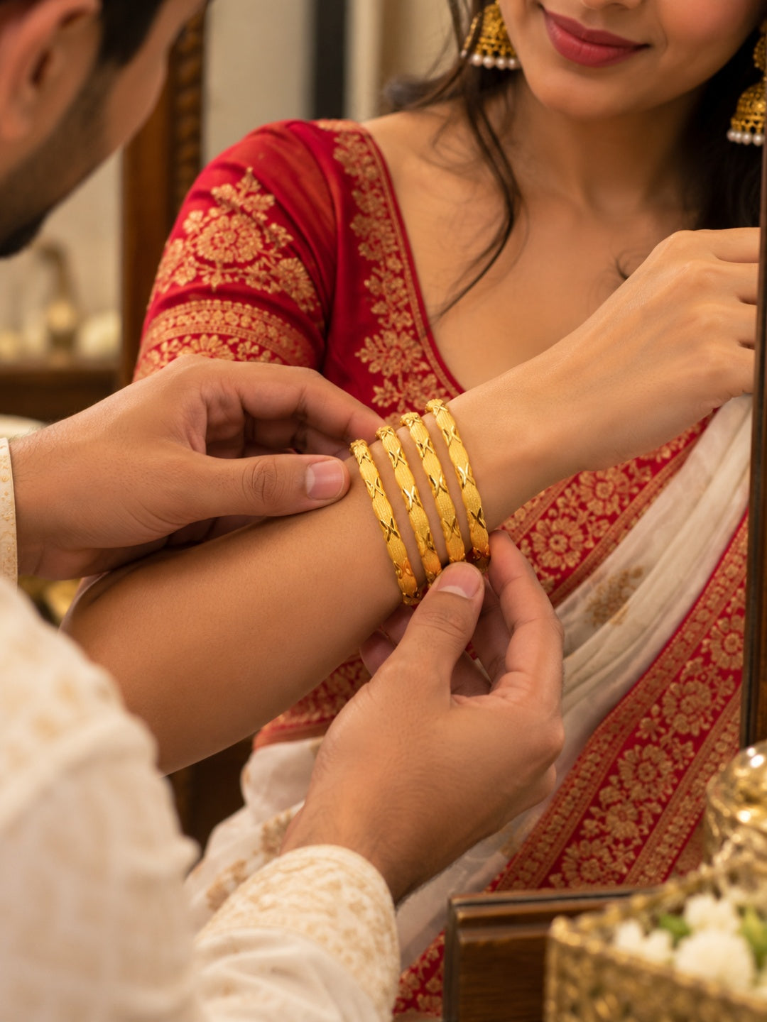 Swarique Shreya Gold Bangles (4 Bangles)