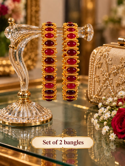 Swarique Tavishi Royal Heritage Bangles (2 Bangles)